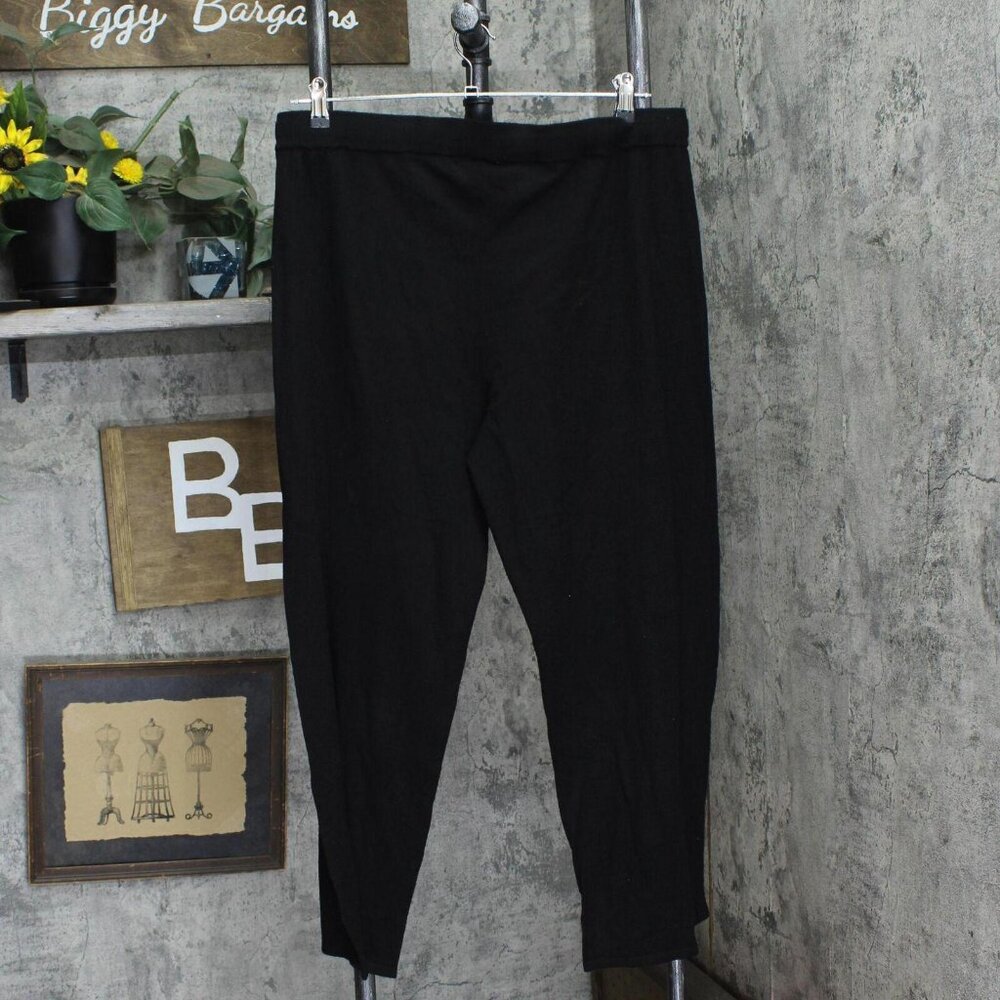 NWT Member's Mark Womens Cashmere Blend Pants 5C1511 M Black - Picture 6 of 8